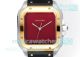 THB Cartier Santos Red Dial Gold Two-Tone Rubber Strap Swiss Replica Watch (7)_th.jpg
